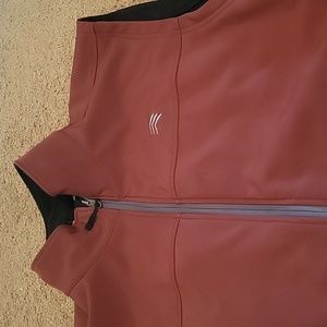 Solaris mens red sleeveless zip up vest xxl